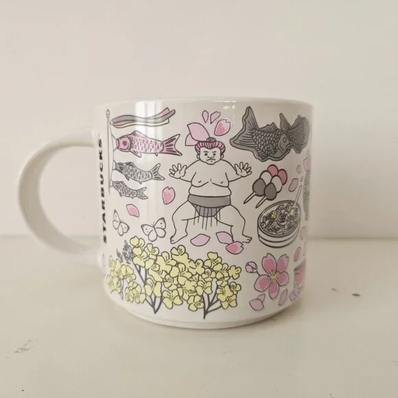 NIB STARBUCKS Been There Series Japan Spring Sakura Coffee Mug Cup 14floz/414ml - Picture 4 of 8